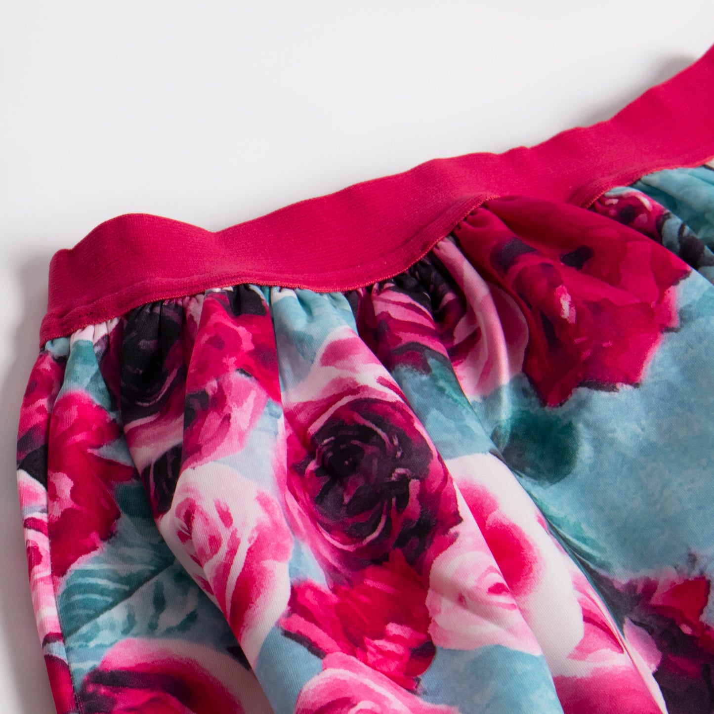 Pink Rose Knit Skirt